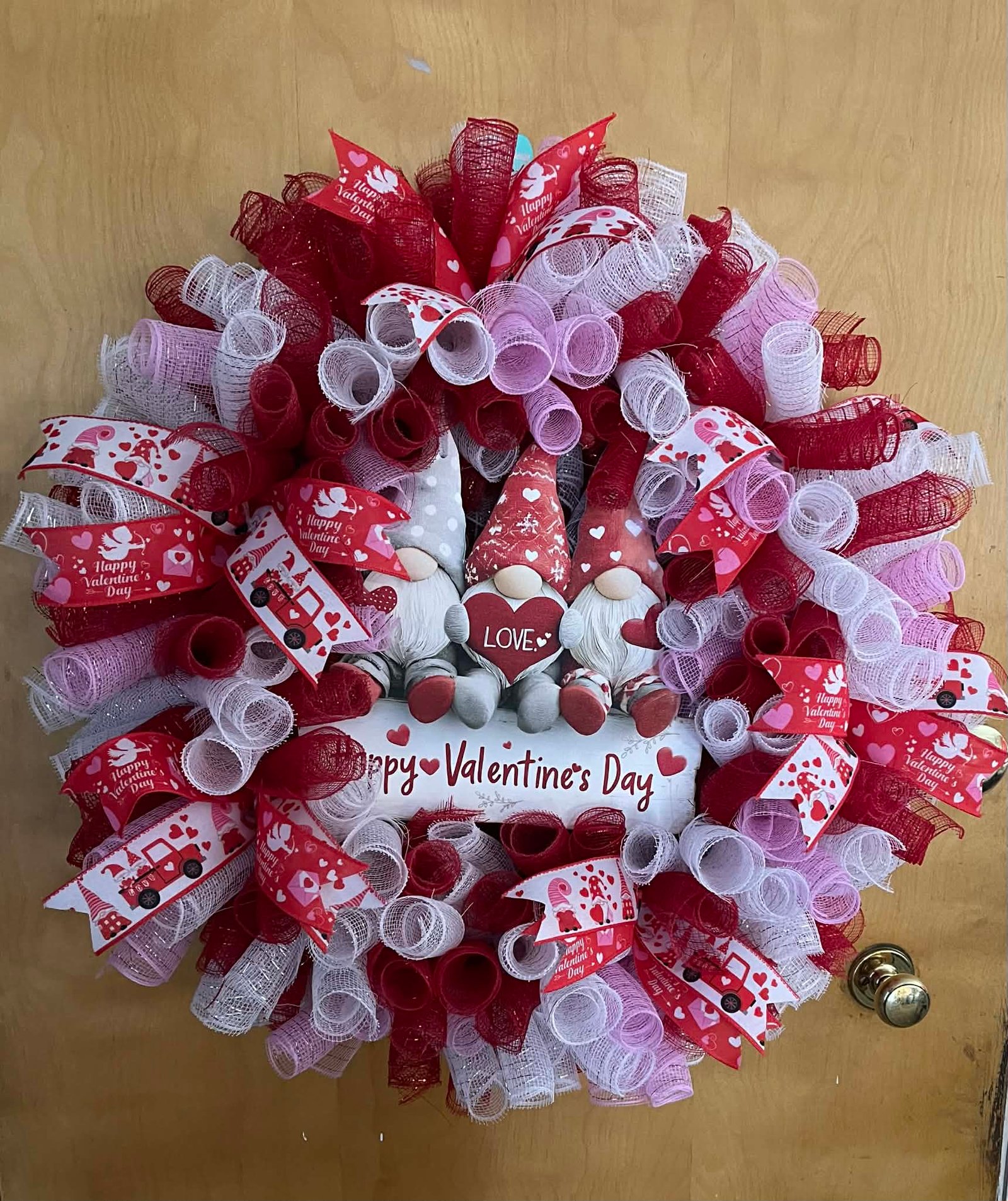 Gnome Sweet Love Valentine’s Day Wreath